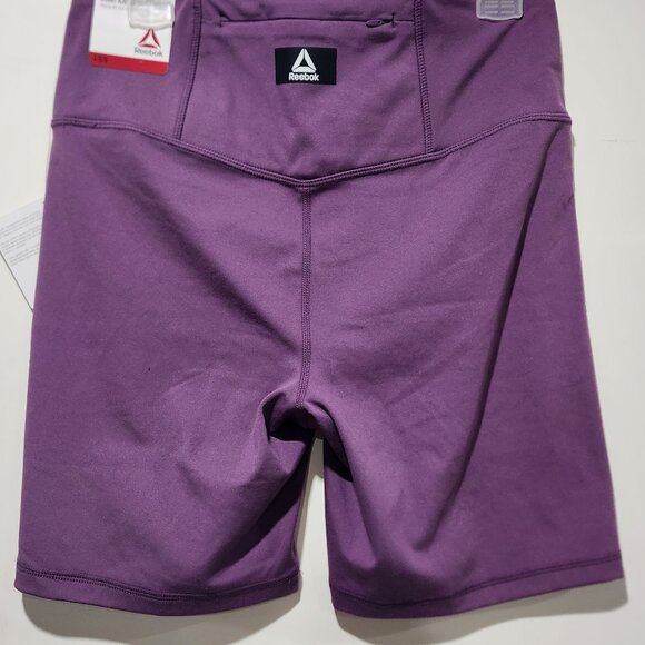 Reebok workout Women short, Large, purple - Picture 2 of 4